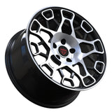 RVRN RV-MC171 black and chrome Camaro SS forged wheels with custom performance rim design
