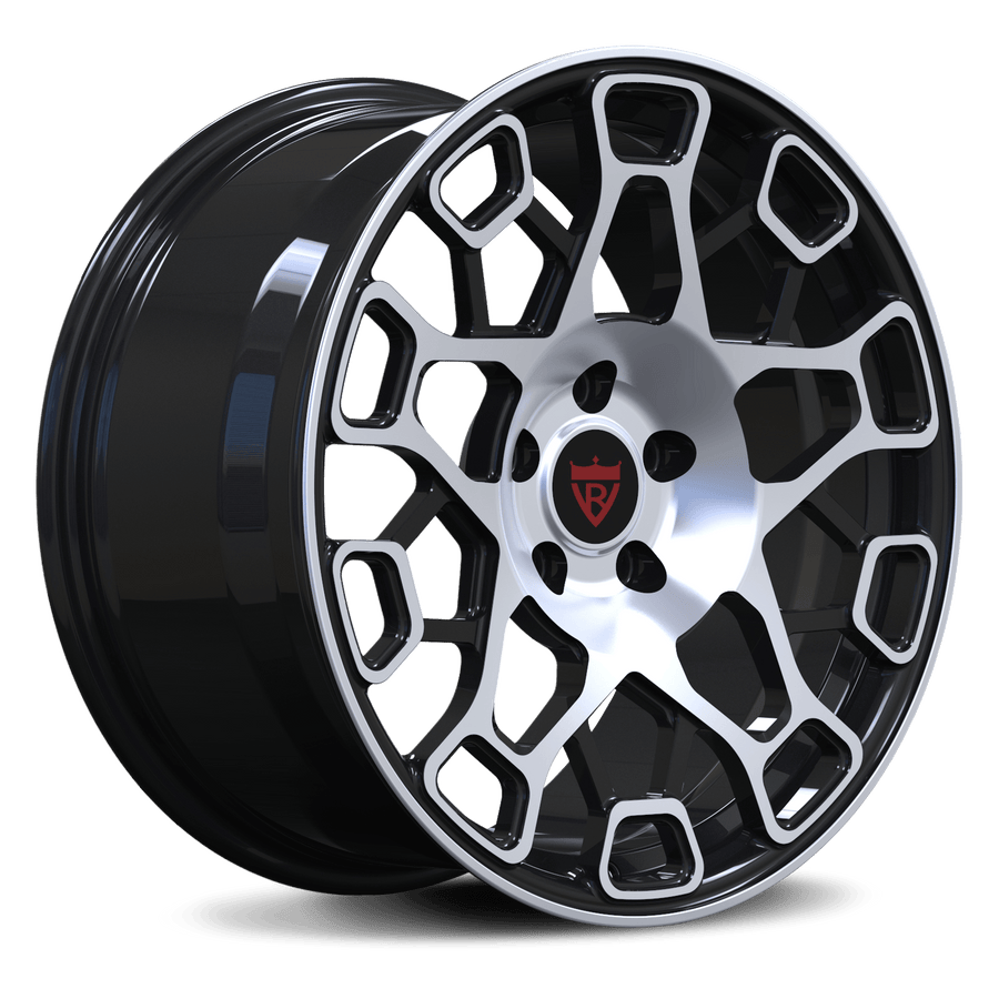 RVRN RV-MC171 black and chrome forged Camaro ZL1 wheels custom design with performance fitment