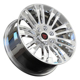 Lightweight Cadillac Escalade forged wheels in all chrome finish featuring premium multi spoke forged construction