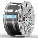 Cadillac Escalade ESV performance forged wheels with lightweight multi spoke design and all chrome finish