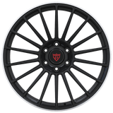 Cadillac Escalade black wheels by RVRN, all black forged wheels with bold luxury SUV fitment