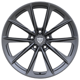 RVRN RV-MC248 custom forged 10 spoke BMW X7 gunmetal wheels, lightweight 1-piece performance wheel construction with personalized sizing, offset and precise fitment for premium SUVs.
