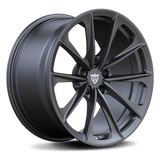 RVRN RV-MC248 custom forged 10 spoke Cadillac Escalade-V wheels in gunmetal, 1-piece lightweight performance wheel design with customized sizing, offset and precise SUV fitment.