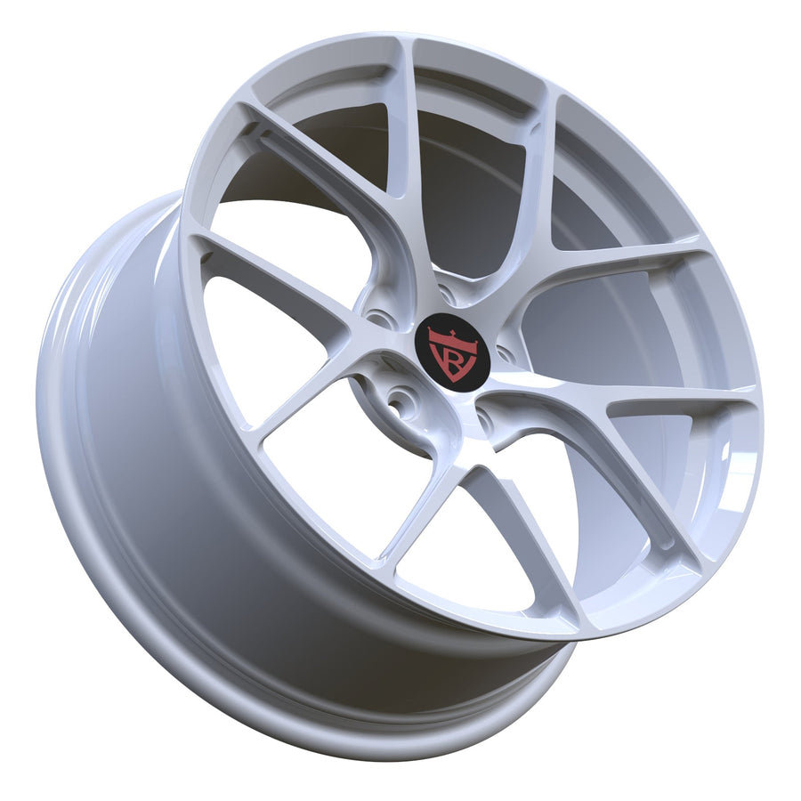 custom forged y spoke wheels by RVRN engineered for performance muscle cars lightweight structure