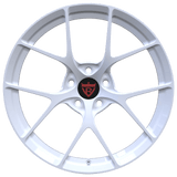 forged y spoke wheels design with deep concave profile optimized for brake clearance