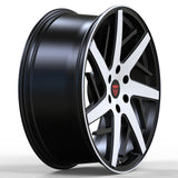 RVRN forged GMC Sierra wheels multi spoke black polished custom truck wheel