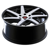RVRN GMC forged wheels multi spoke black polish finish lightweight truck performance wheel