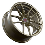 Bronze lightweight forged wheels for McLaren 720S featuring custom multi spoke supercar fitment