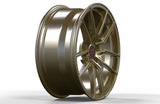 Bronze multi spoke forged wheels designed for Porsche and McLaren inspired performance builds