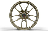 Performance forged McLaren rims in bronze finish with advanced lightweight monoblock construction