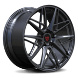 RVRN RV-MH163 custom forged multi spoke Honda wheels in gunmetal finish designed for lightweight street and performance builds