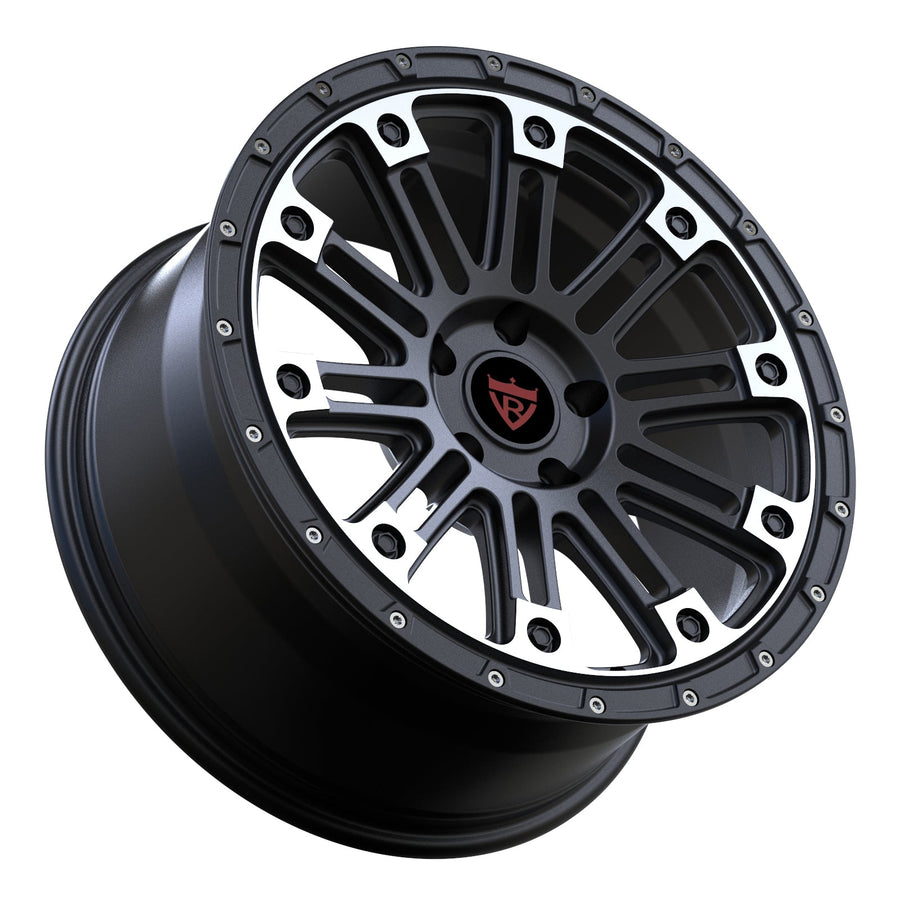 RVRN custom forged multi spoke wheels for Range Rover black silver luxury SUV performance wheels