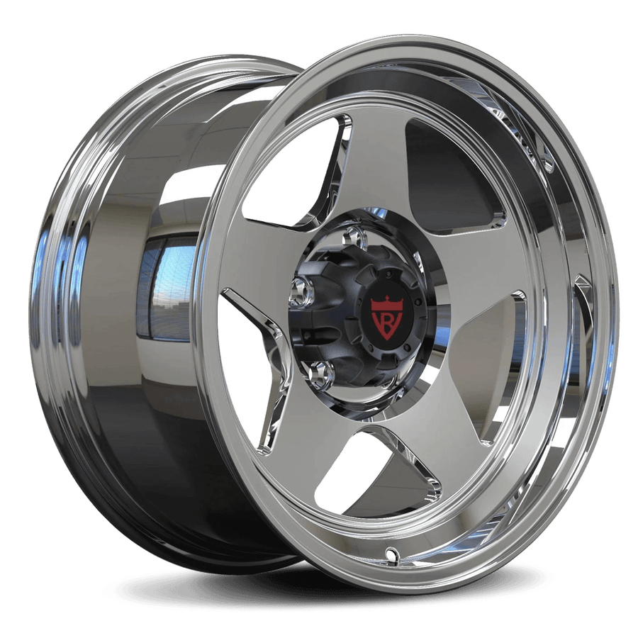 RVRN RV-MJ151 chrome 5-spoke forged wheel for Jeep, lightweight performance wheel