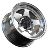 Chrome 5-spoke RV-MJ151 wheel for Jeep SUV, engineered for high performance and stance