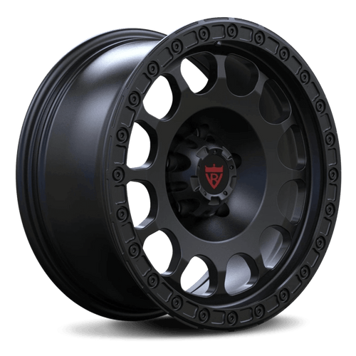 RVRN Wheels RV-MJ152 custom forged Jeep wheels in black for Jeep Wrangler performance SUV builds