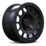 RVRN Wheels RV-MJ152 custom forged Jeep wheels in black for Jeep Wrangler performance SUV builds