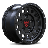 RVRN RV-ML138 custom forged black wheels for Land Rover Range Rover, 1-piece forged truck wheel design with lightweight performance construction, custom sizing and precise vehicle fitment.