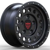 RVRN RV-ML138 Land Rover black forged wheels, detailed view of the custom 1-piece wheel design, lightweight forged aluminum construction, performance-focused styling and custom wheel fitment options.