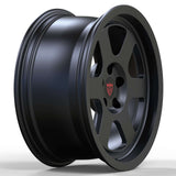 RVRN RV-ML148 custom forged 1-piece 6-spoke BMW X7 wheels in matte black, lightweight SUV performance wheel design with customized fitment and vehicle-specific brake clearance.
