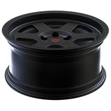 RVRN RV-ML148 matte black 6-spoke forged wheels for GMC Sierra 1500 Denali Ultimate, detailed view of the 1-piece wheel design for custom truck fitment and a bold premium appearance.