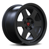 RVRN RV-ML148 forged 1-piece 6-spoke wheels for GMC Sierra 1500 Denali Ultimate in matte black, custom SUV and truck wheels with lightweight performance construction and personalized fitment options.