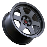 RVRN RV-ML148 custom forged 1-piece 6-spoke GMC Sierra 1500 wheels in matte black, bold truck wheel styling with lightweight construction, optimized strength and vehicle-specific fitment.