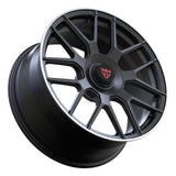 RVRN RV-MM061 custom forged 1-piece Y-spoke BMW M8 wheels in matte black, featuring a refined spoke profile, lightweight performance construction and customized sizing and offset options.
