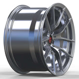 RVRN RV-MM119 forged Y spoke wheels for BMW i7 M70 in gloss silver, featuring lightweight performance construction and precise custom fitment