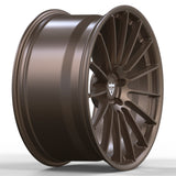 RVRN RV-MM177 bronze multi spoke wheels engineered for aggressive fitment and lightweight performance on BMW M4 style builds