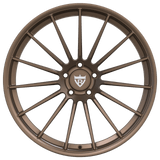 RVRN RV-MM177 custom bronze wheels featuring forged multi spoke construction for Porsche 911 performance applications