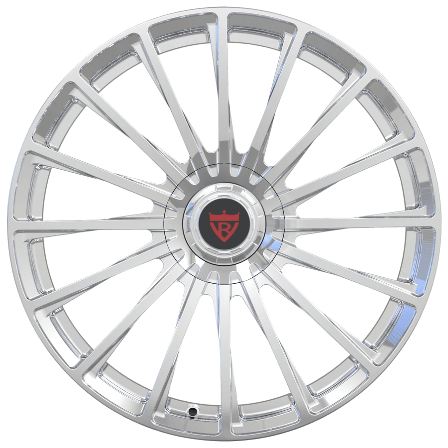 RVRN RV-MM1812 custom forged multi-spoke chrome wheels for BMW M5, featuring 1-piece construction, lightweight performance design, custom sizing and offset options for precise fitment.
复制文件名