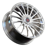 RVRN RV-MM1812 forged multi-spoke chrome wheels for Porsche Panamera, custom 1-piece wheel design combining lightweight construction, performance styling and vehicle-specific fitment.