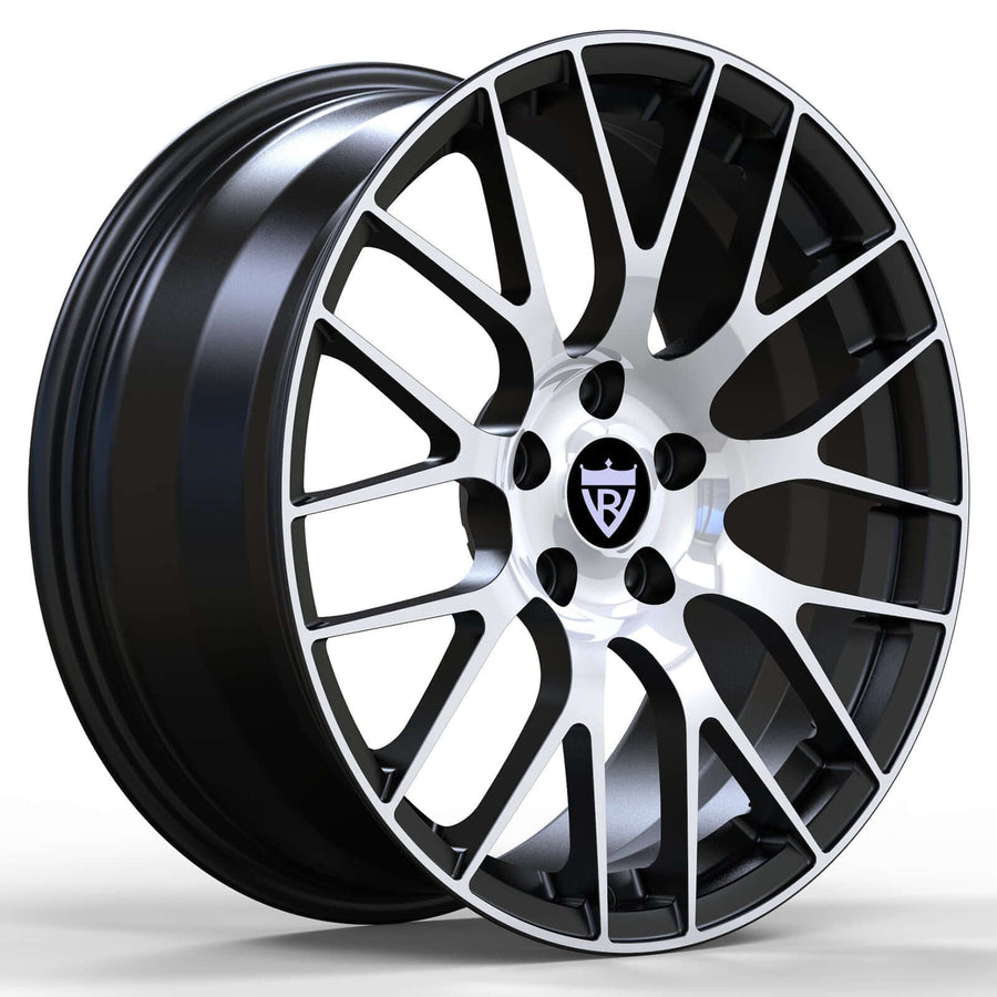 RVRN custom forged multi spoke wheels Mazda RV-MM182 highlighting clean spoke geometry and human-centric engineering design