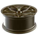Porsche style Y spoke forged wheels RV-MM183 gold bronze clean sculptural design