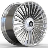 RVRN RV-MM184 forged multi spoke chrome wheels for Chevrolet Corvette C2, classic old-school wheel styling, lightweight one-piece performance construction and customized fitment for vintage Corvette builds.
复制 Alt Text