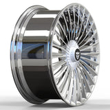 RVRN RV-MM184 custom forged multi spoke chrome wheels for classic Porsche 911 applications, timeless old-school design, lightweight one-piece construction and customizable sizing and offset.