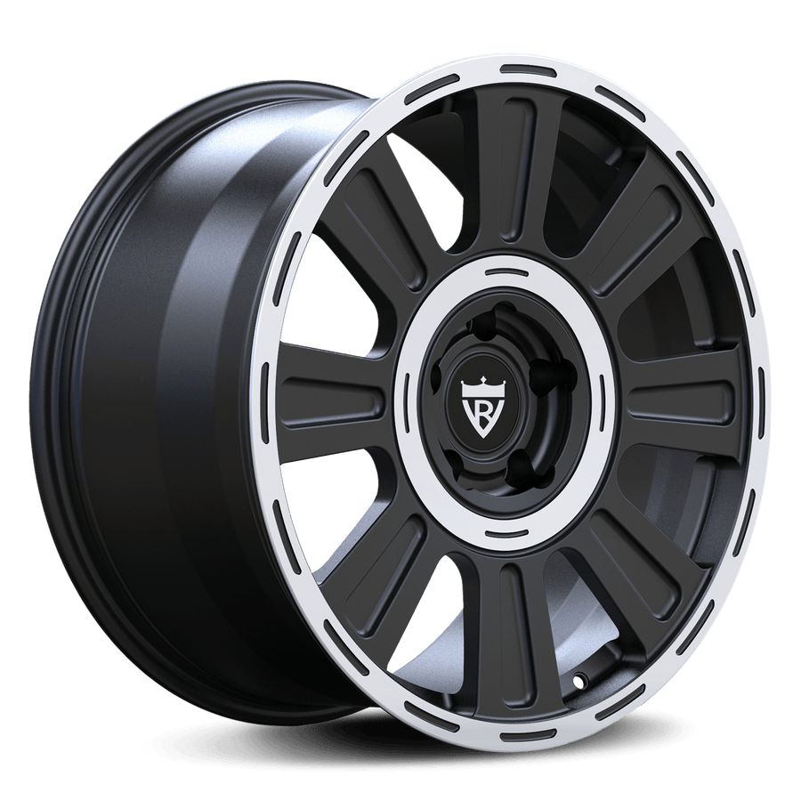 RVRN RV-MM552 forged 8 spoke wheels matte black finish custom design for SUV build