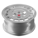 Custom chrome forged Nissan wheels with premium monoblock design for modern Nissan builds