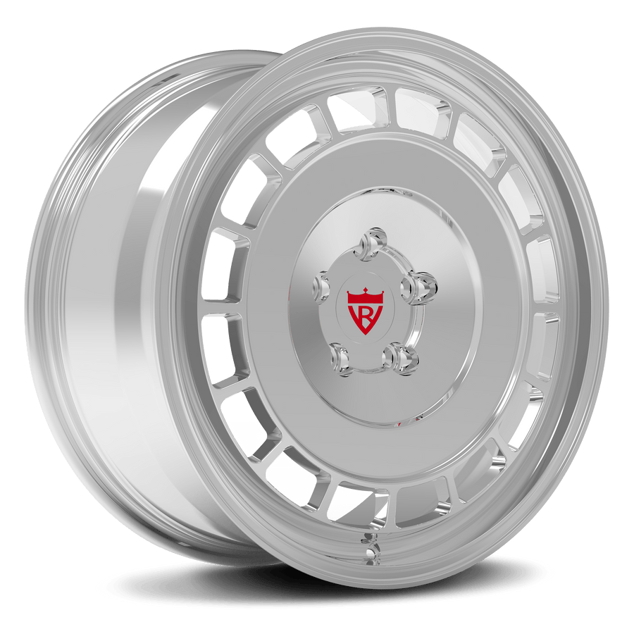RVRN RV-MN072 custom forged Nissan rims in chrome finish for Nissan GTR lightweight performance build
