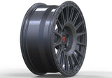RVRN RV-MN073 forged multi spoke Nissan wheels in gunmetal, designed for 400Z performance styling