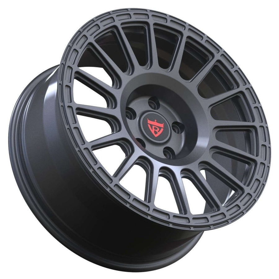 RVRN RV-MN073 multi spoke forged wheels for Nissan GTR style builds, gunmetal custom performance rims