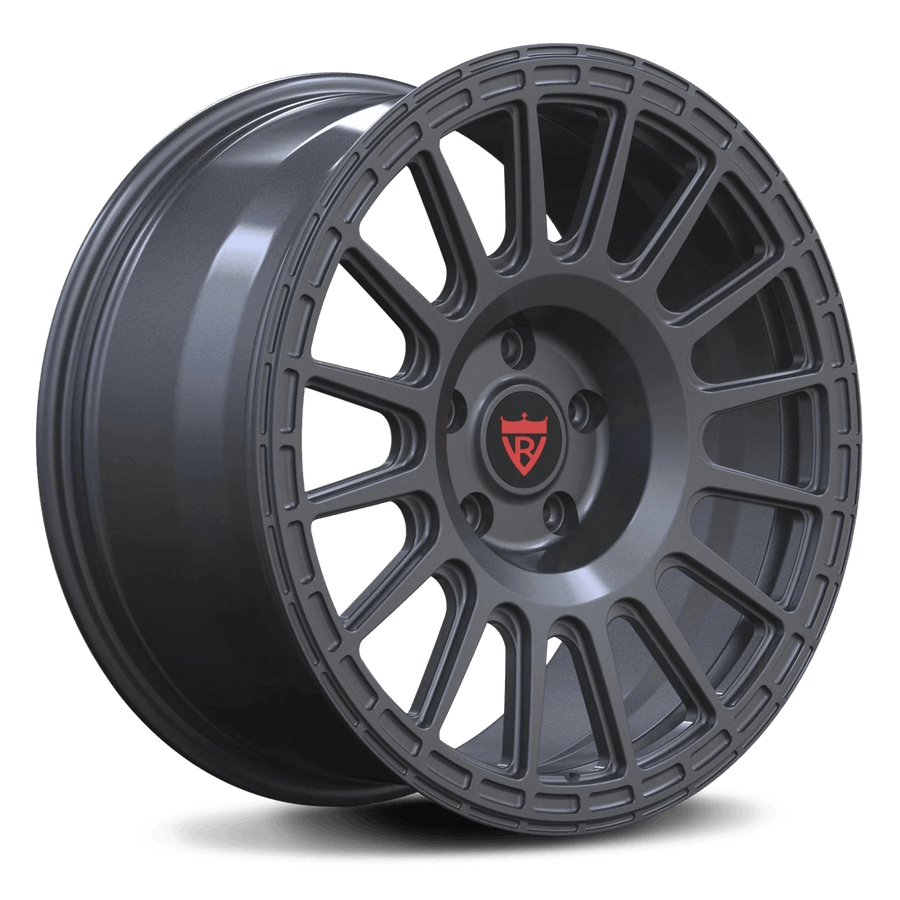 RVRN RV-MN073 forged multi spoke Nissan wheels in gunmetal finish, custom lightweight performance rims for modern builds