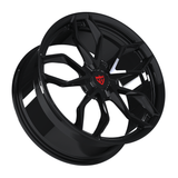 RVRN RV-MP009 forged multi spoke black wheels for McLaren 765LT designed for a lightweight performance setup