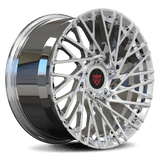 RVRN RV-MP229 forged Y spoke wheels for Bentley Continental GT featuring polished aluminum finish and lightweight 1-piece forged construction