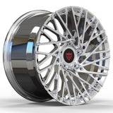 Close-up view of RVRN RV-MP229 custom forged Y spoke wheels highlighting precision machining, premium finish, and luxury performance wheel design