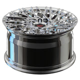 Detailed view of RVRN RV-MP229 Porsche forged wheels showcasing Y spoke styling, optimized strength, and aerospace-grade 6061-T6 forged aluminum