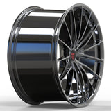 RVRN RV-MP59 McLaren 720S black chrome multi-spoke wheel featuring custom 1-piece forged construction, lightweight performance design and personalized sizing and offset options for high-performance applications.