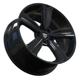 RV-MQ71 forged 5 spoke wheel optimized for brake clearance performance applications