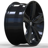 custom 5 spoke wheels RV-MQ71 lip and spoke angle showcasing aggressive stance design