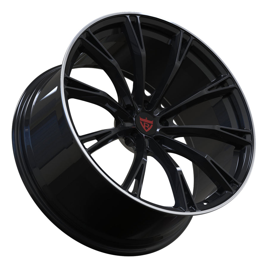 RVRN RV-MQ89 forged multi spoke wheels for BMW M4 featuring lightweight monoblock construction, performance styling and custom wheel design options